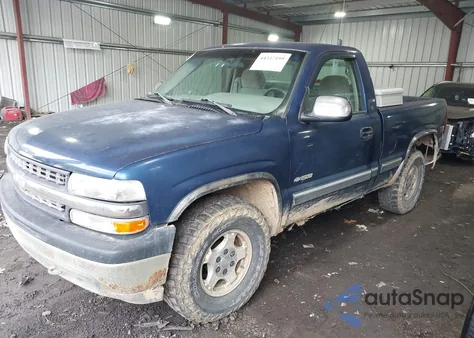 2002 Chevrolet Silverado 1500 Ls z USA, uszkodzony, nr VIN 1GCEK14V22Z201375